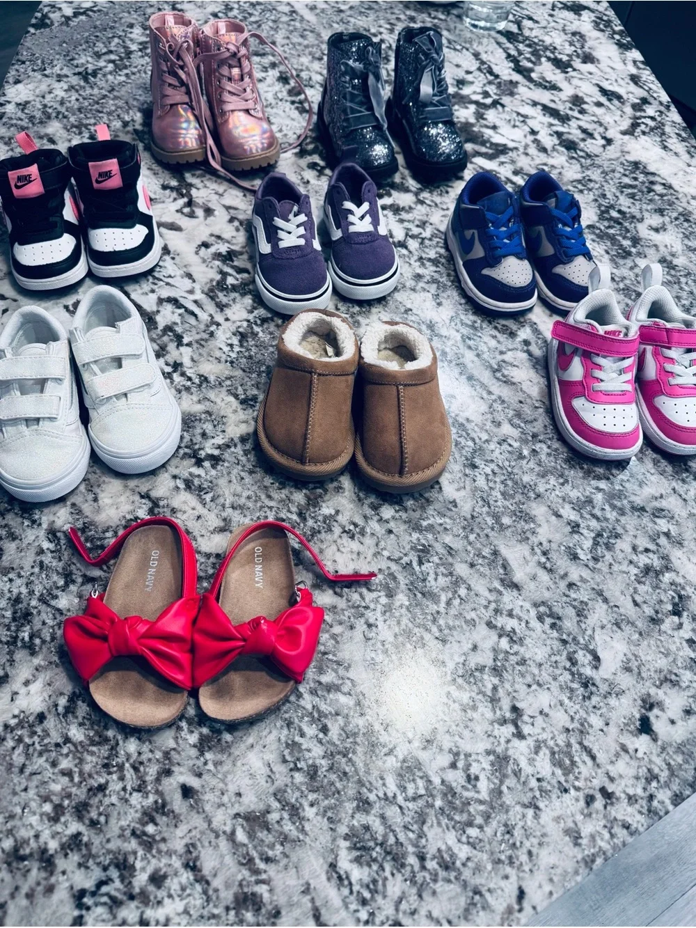 Nike, vans, old navy, cat and jack toddler size 5 shoes. Great condition.